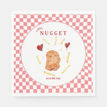 Eine kleine Nugget auf dem Weg Baby Shower