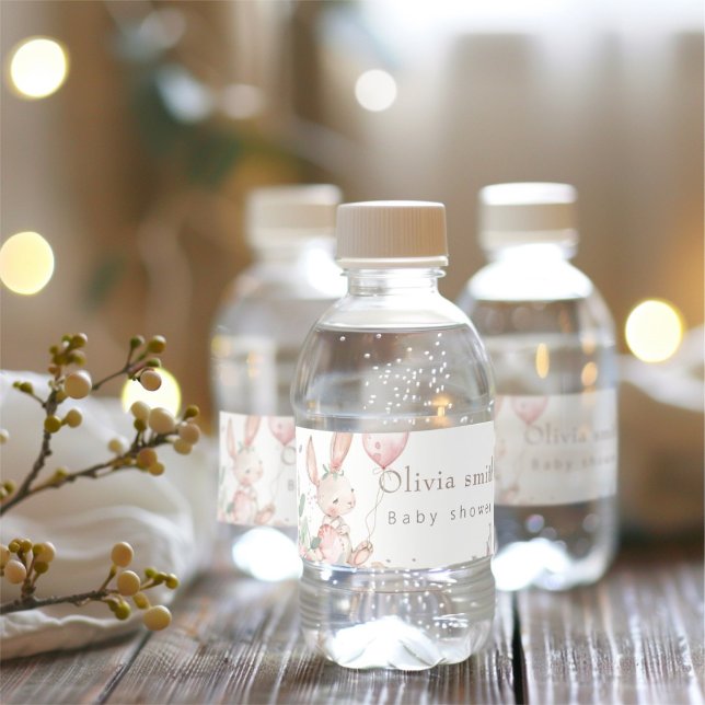 Eine kleine Osterbrunnen-Babydusche Wasserflaschenetikett (Von Creator hochgeladen)