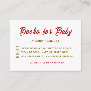 Eine kleine Pearl Fun Baby Dusche bringen Sie bitt Begleitkarte