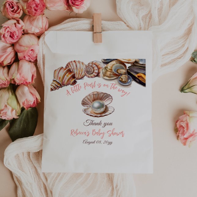 Eine kleine Perle unter der Kinderdusche des Meere Geschenktütchen (Von Creator hochgeladen)