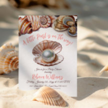 Eine kleine Perle unter der Meeresschutzdusche