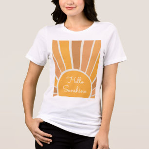 Eine kleine Portion Sonnenschein Baby Shower Tri-Blend Shirt