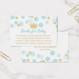 Eine kleine Prince Baby Dusche bringt eine Reservi