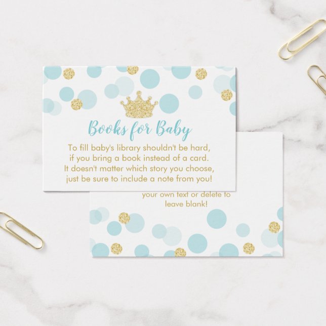 Eine kleine Prince Baby Dusche bringt eine Reservi (Büro)