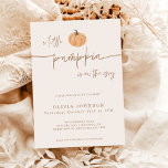 Eine kleine Pumpkin Fall Baby Dusche | Gender Neut Einladung<br><div class="desc">Diese schöne Baby Dusche bietet moderne Kalligraphie mit neutralen Tönen - die perfekte Art, die Dusche Ihres kleinen Hauses zu betonen. Editieren Sie die meisten Texte einfach, um sie an Ihre Veranstaltung anzupassen! Text- und Hintergrundfarben sind vollständig editierbar —> klicken Sie auf die Schaltfläche "Edit Using Design Tool" um zu...</div>