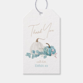 Eine kleine Pumpkin Fall Baby Dusche Geschenkanhänger