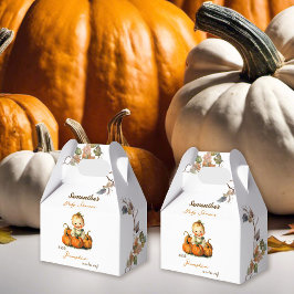 Eine kleine Pumpkin Herbst Herbstdusche Geschenkschachtel