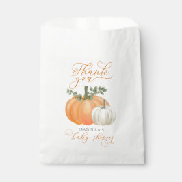 Eine kleine Pumpkin Herbst Herbstdusche Geschenktütchen