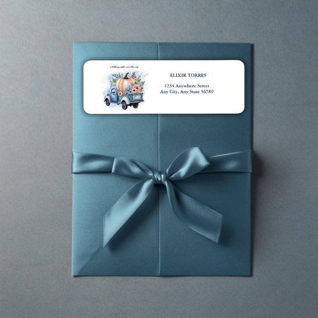 Eine kleine Pumpkin Truck Wasserfarben Babydusche (Von Creator hochgeladen)