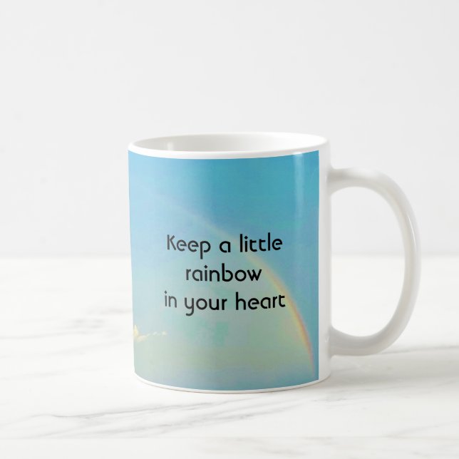 Eine kleine Rainbow-Tasse Kaffeetasse (Rechts)