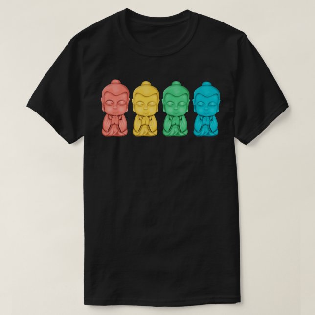 Eine kleine Reihe Buddhas T-Shirt (Design vorne)