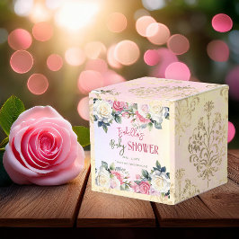 Eine kleine Rose Floral Girl Baby Dusche Vielen Da Geschenkschachtel