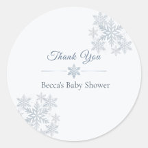 Eine kleine Schneeflocke ist auf dem Weg Baby Show