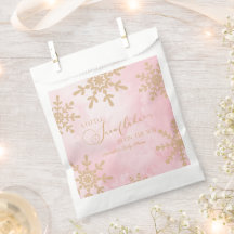 Eine kleine Snowflake Winter Wonderland Baby Dusch