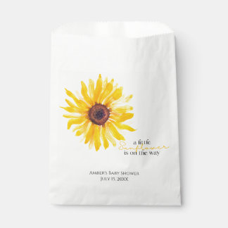 Eine kleine Sonnenblume befindet sich auf der "Way Geschenktütchen