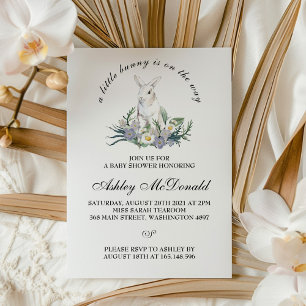 Eine kleine, sonnige Babydusche - Einladung