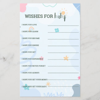 Eine kleine Süsse Baby Shower Games Predication