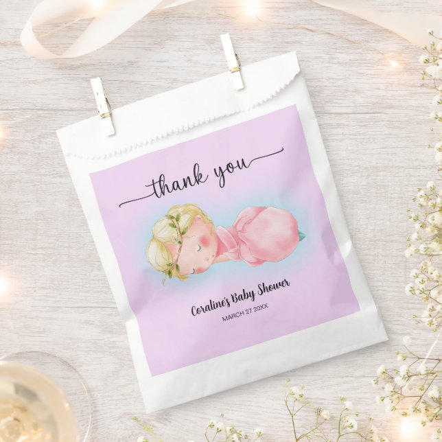 Eine kleine, süße Babydusche Geschenktütchen (Ausgeschnitten)