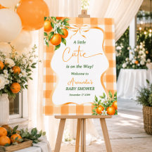 Eine kleine süße Babyparty Begrüßung