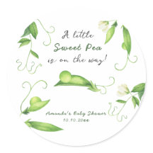 Eine kleine Süße Erbse ist auf dem Weg Baby Shower