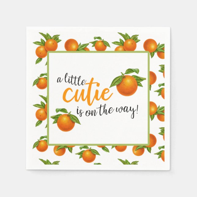 Eine kleine Süsse ist auf dem Napkin-Weg Serviette (Vorderseite)