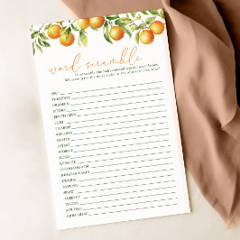 Eine kleine Süsse ist auf dem Weg zu Word Scramble