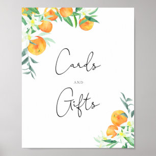 Eine kleine Süße Karten und Geschenke Baby-Party Poster
