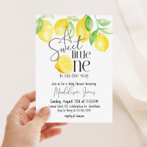 Eine kleine süße, Lemon-Thema, Baby-Dusche,