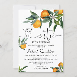 Eine kleine Süsse mit Kinderdusche Einladung