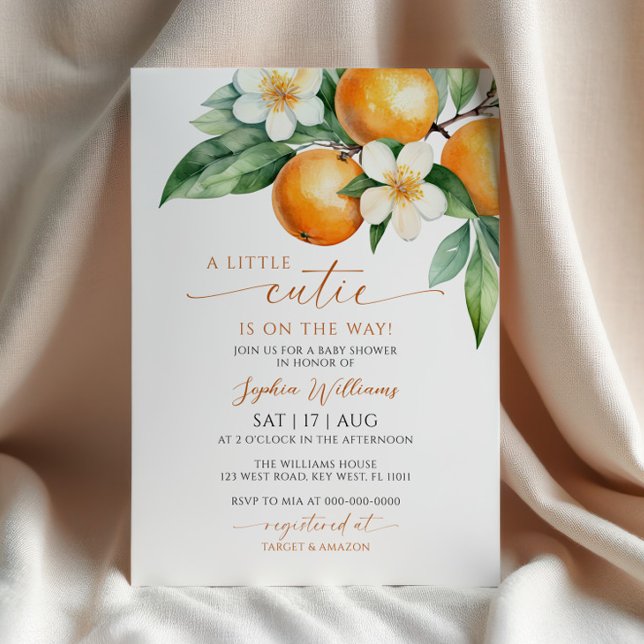 Eine kleine Süsse mit Kinderdusche Einladung (Von Creator hochgeladen)