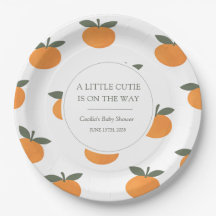 Eine kleine Süße Orange geschlechtsneutrale Babypa