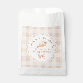 Eine kleine Süsse Pie Baby Dusche Danke Geschenktütchen