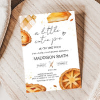 Eine kleine Süsse Pie Baby Dusche