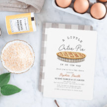 Eine kleine Süsse Pie Erntedank White Baby Dusche