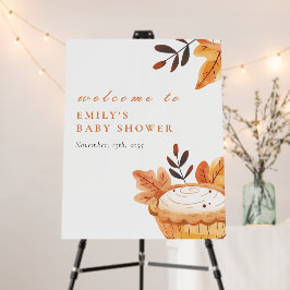 Eine kleine Süsse Pie Fall Floral Baby Dusche