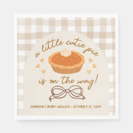 Eine kleine Süsse Pie ist unterwegs Serviette