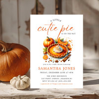 Eine kleine Süsse Pie Pumpkin Fall Babydusche Oran