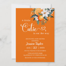 Eine kleine Süsse über die Way Baby Dusche Einladu