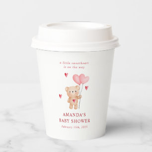 Eine kleine, süße Valentinin's Babydusche Pappbecher