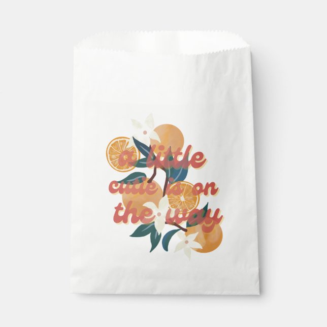 eine kleine Süssen-Babydusche Geschenktütchen (Vorderseite)