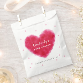 Eine kleine Sweetheart Valentines Babydusche Geschenktütchen