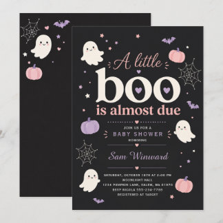 Eine kleine Umarmung ist fällig Schwarze Babyparty Einladung