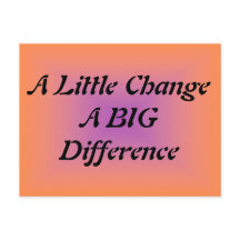 Eine kleine Veränderung, ein großer Unterschied