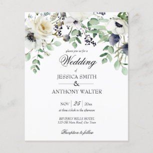 Eine kleine, weiße Blumenfeier lädt Sie ein