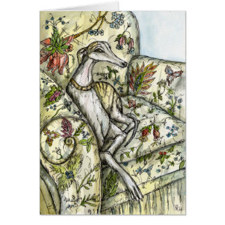 Eine kleine Werdene Whippet Kunst-Illustration
