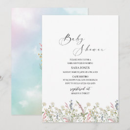 Eine kleine Wildblume befindet sich auf dem Weg zu Einladung