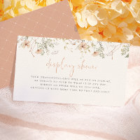 Eine kleine Wildblume Boho Babydusche