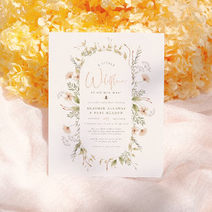 Eine kleine Wildblume Boho Girl Babydusche Budget