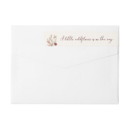 Eine kleine Wildblume Girl Babydusche