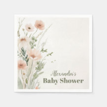 Eine kleine Wildblume Girl Babydusche